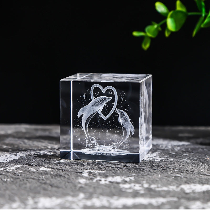 Desktop Creative Gift Ornament With White Crystal